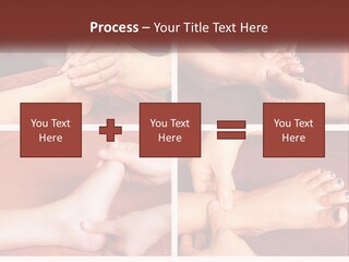 A Collage Of Photos Of A Woman Receiving A Foot Massage PowerPoint Template