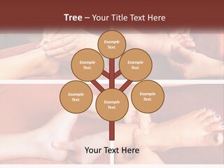 A Collage Of Photos Of A Woman Receiving A Foot Massage PowerPoint Template