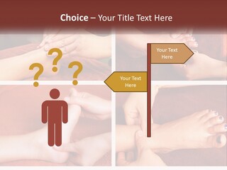 A Collage Of Photos Of A Woman Receiving A Foot Massage PowerPoint Template