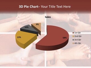 A Collage Of Photos Of A Woman Receiving A Foot Massage PowerPoint Template