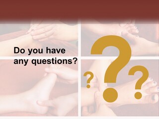 A Collage Of Photos Of A Woman Receiving A Foot Massage PowerPoint Template