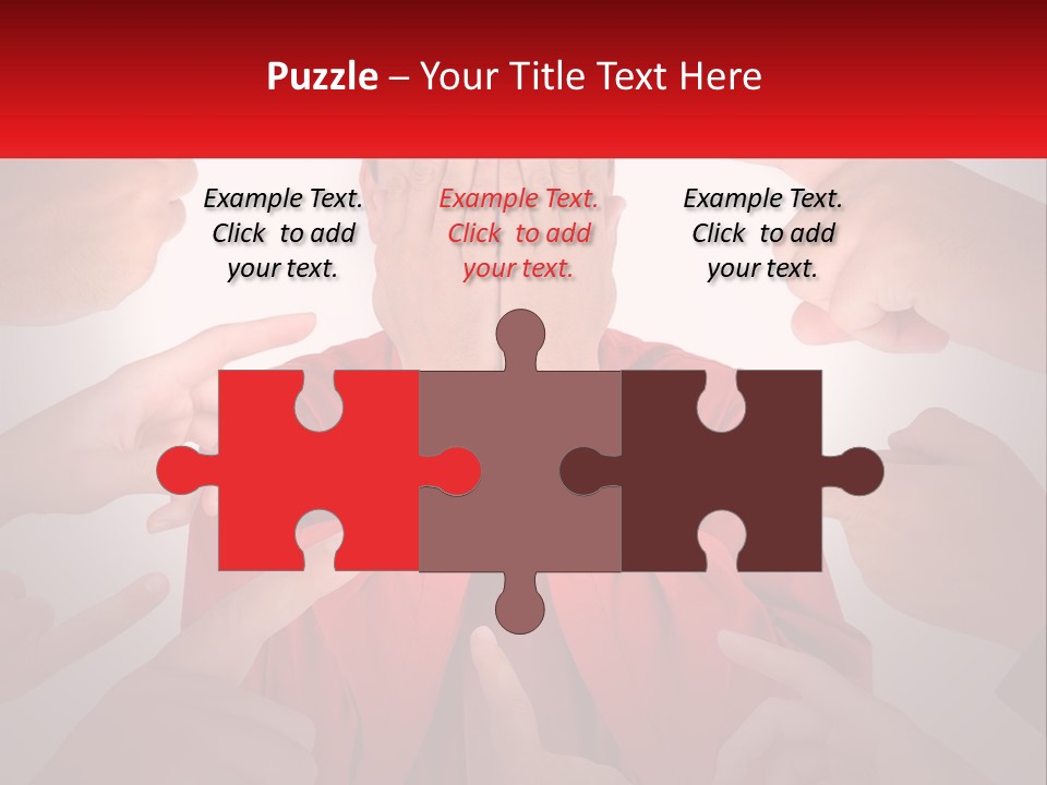 A Group Of People Covering Their Faces With Their Hands PowerPoint Template