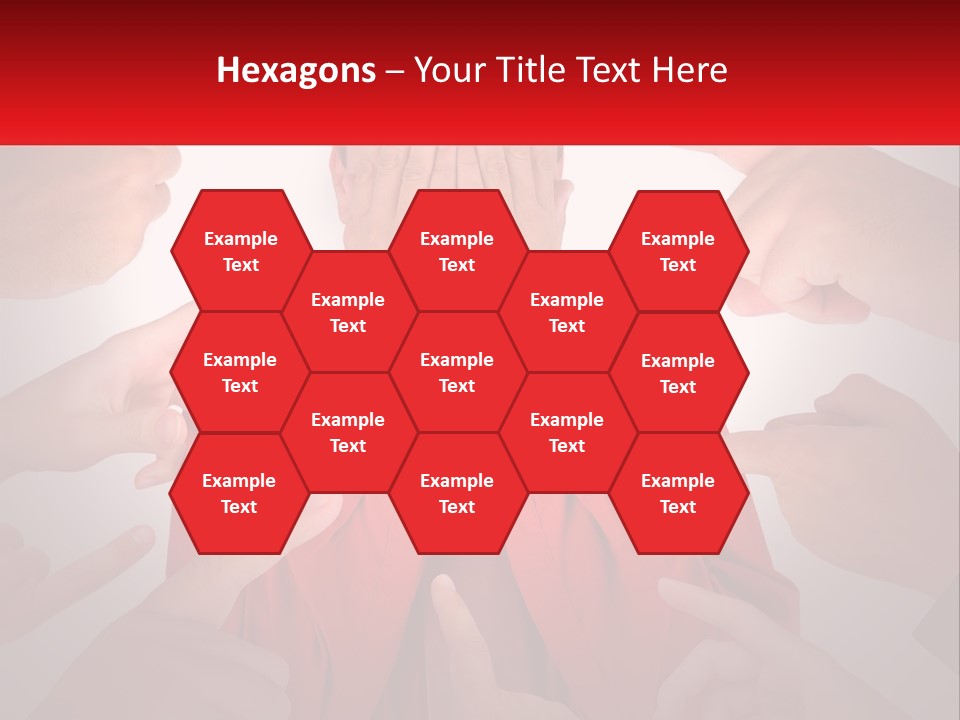 A Group Of People Covering Their Faces With Their Hands PowerPoint Template