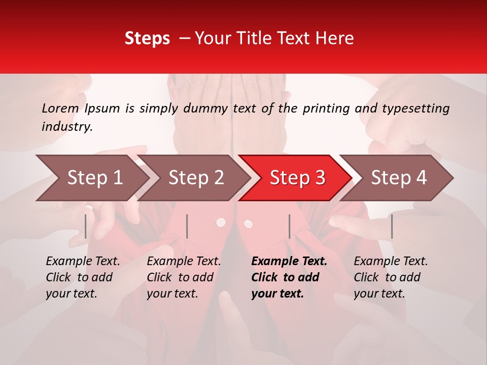 A Group Of People Covering Their Faces With Their Hands PowerPoint Template