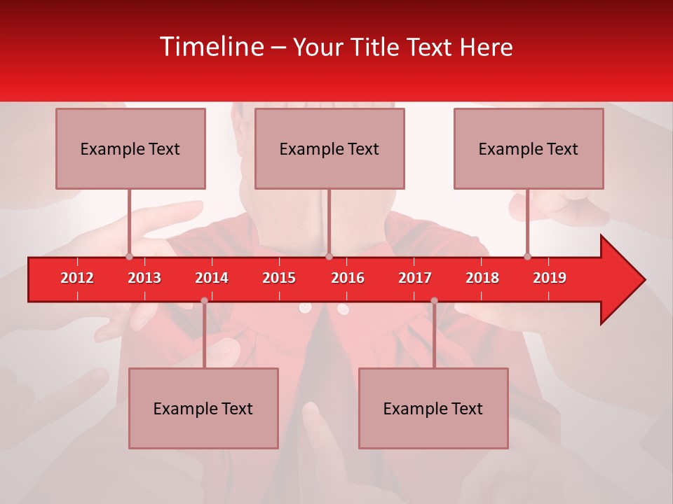 A Group Of People Covering Their Faces With Their Hands PowerPoint Template