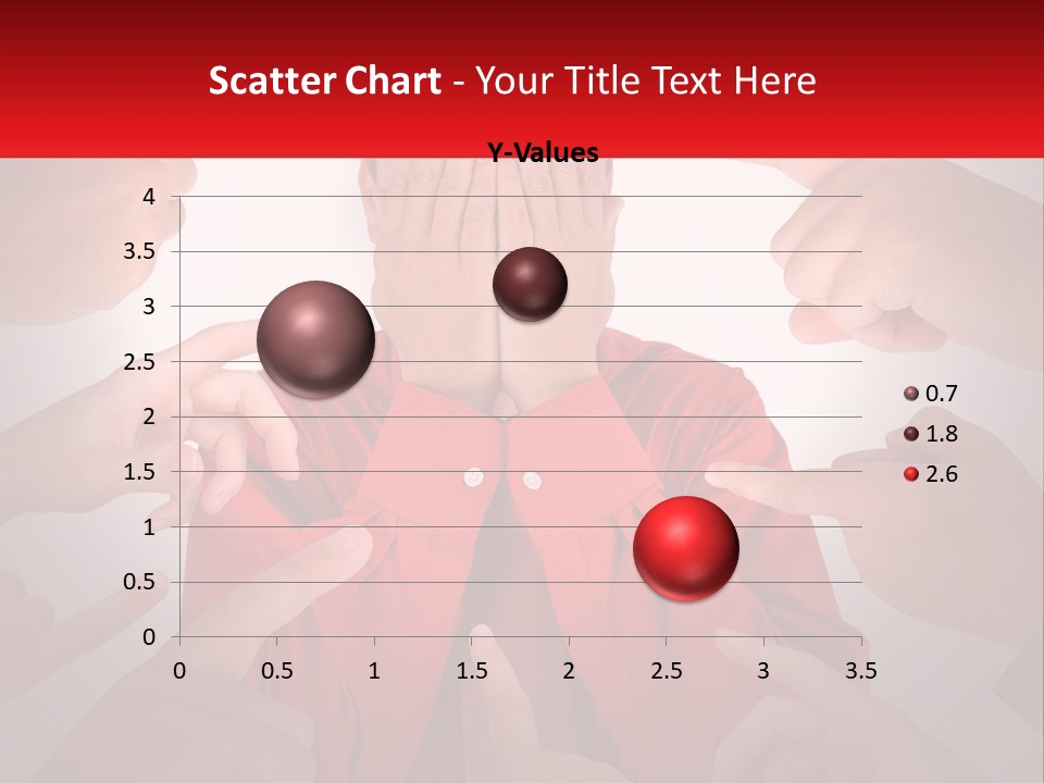 A Group Of People Covering Their Faces With Their Hands PowerPoint Template