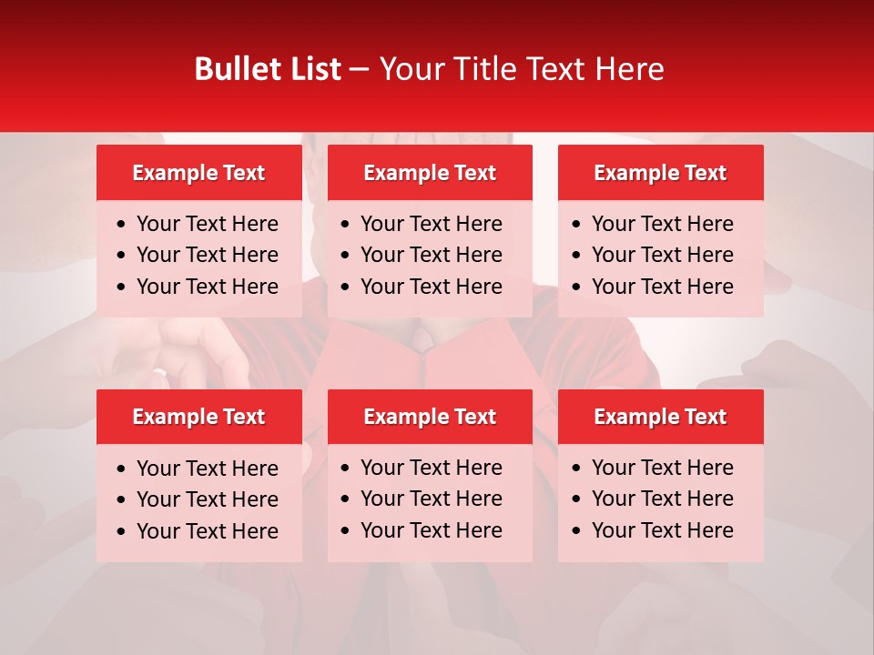 A Group Of People Covering Their Faces With Their Hands PowerPoint Template