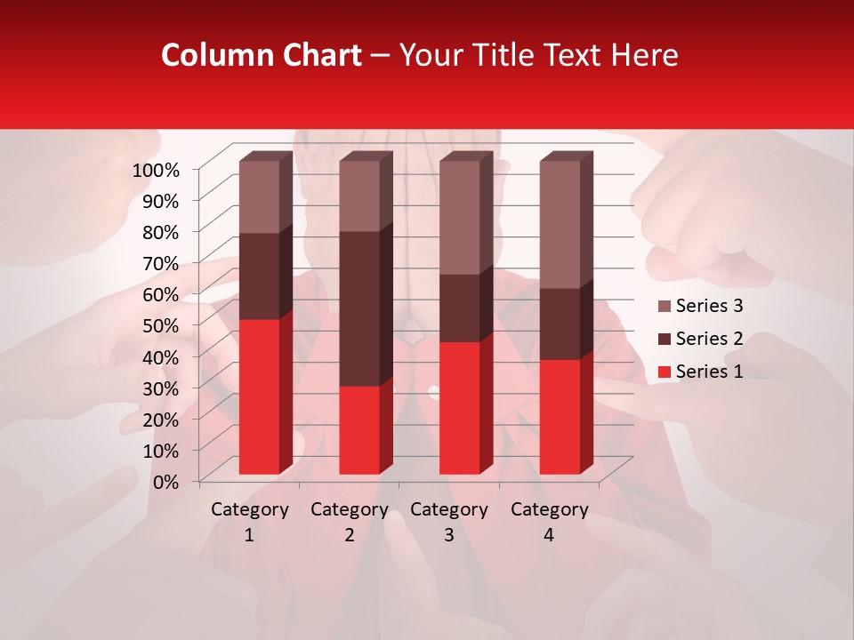 A Group Of People Covering Their Faces With Their Hands PowerPoint Template