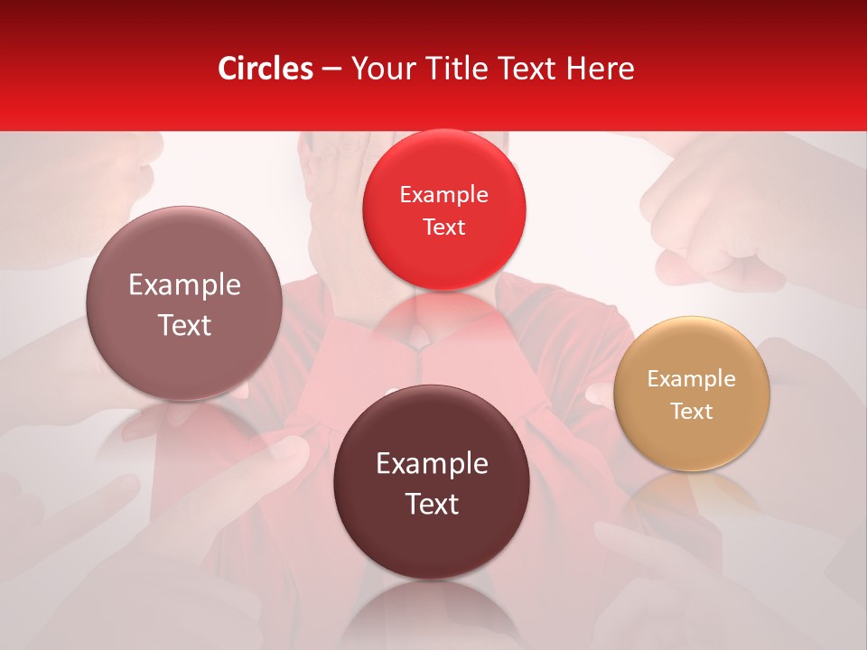 A Group Of People Covering Their Faces With Their Hands PowerPoint Template