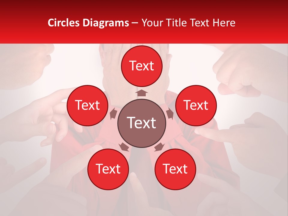 A Group Of People Covering Their Faces With Their Hands PowerPoint Template