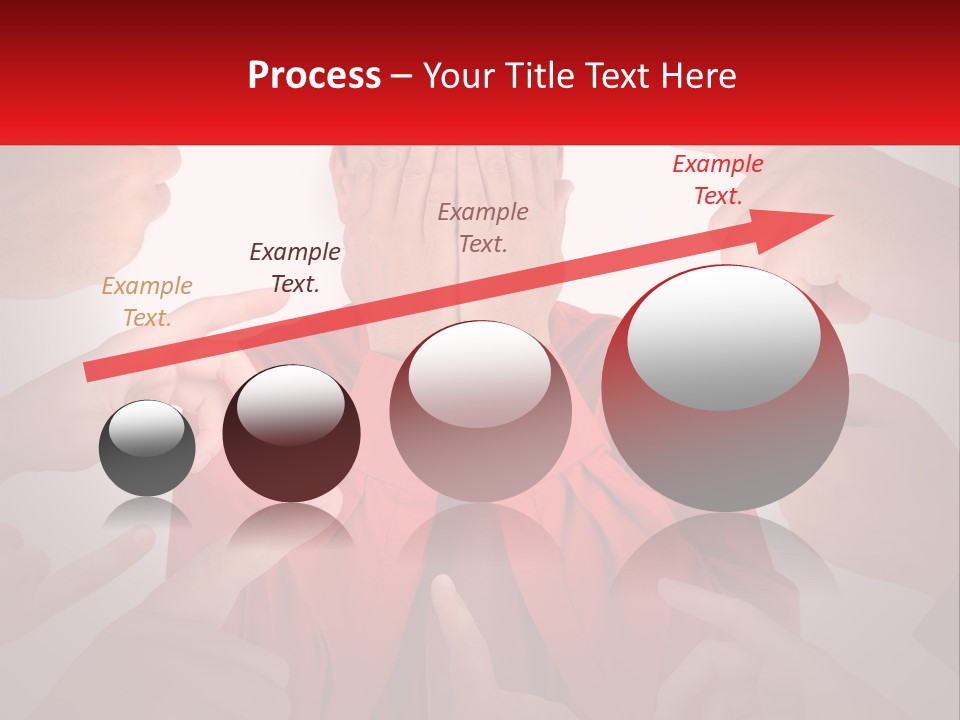 A Group Of People Covering Their Faces With Their Hands PowerPoint Template