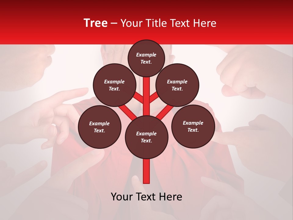 A Group Of People Covering Their Faces With Their Hands PowerPoint Template