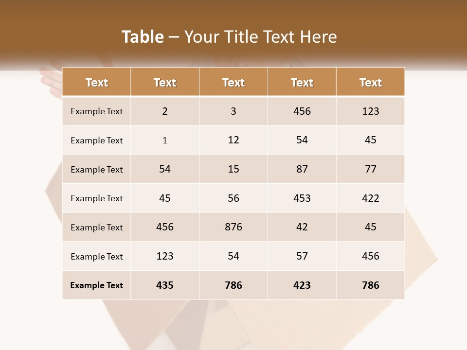A Man Sitting In A Cardboard Box With His Hands Out PowerPoint Template
