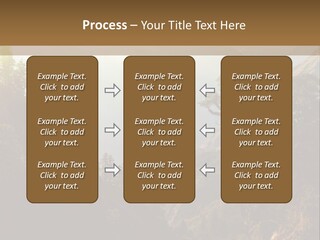 A Picture Of A Mountain Range With Trees In The Foreground PowerPoint Template