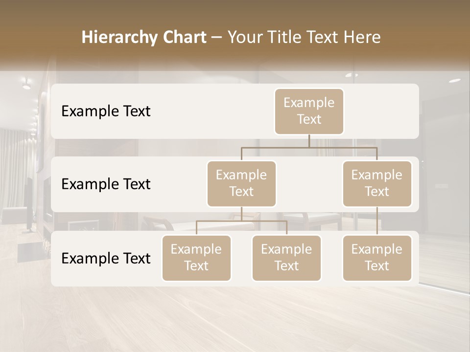 A Room With A Mirror And A Bench In It PowerPoint Template