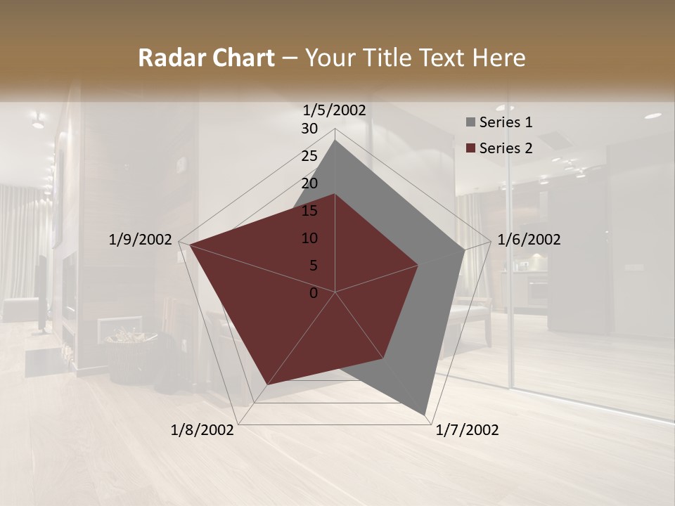 A Room With A Mirror And A Bench In It PowerPoint Template