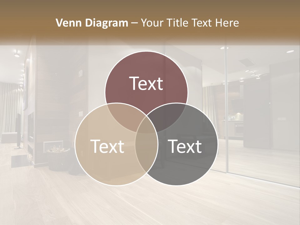 A Room With A Mirror And A Bench In It PowerPoint Template