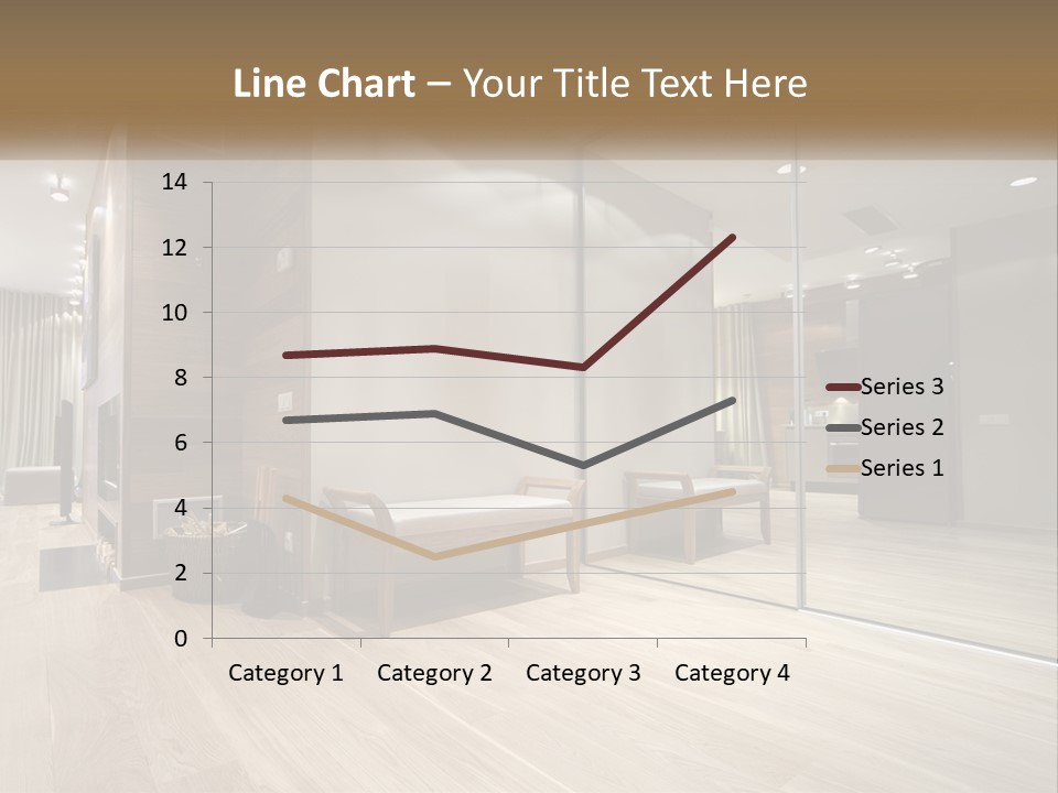A Room With A Mirror And A Bench In It PowerPoint Template