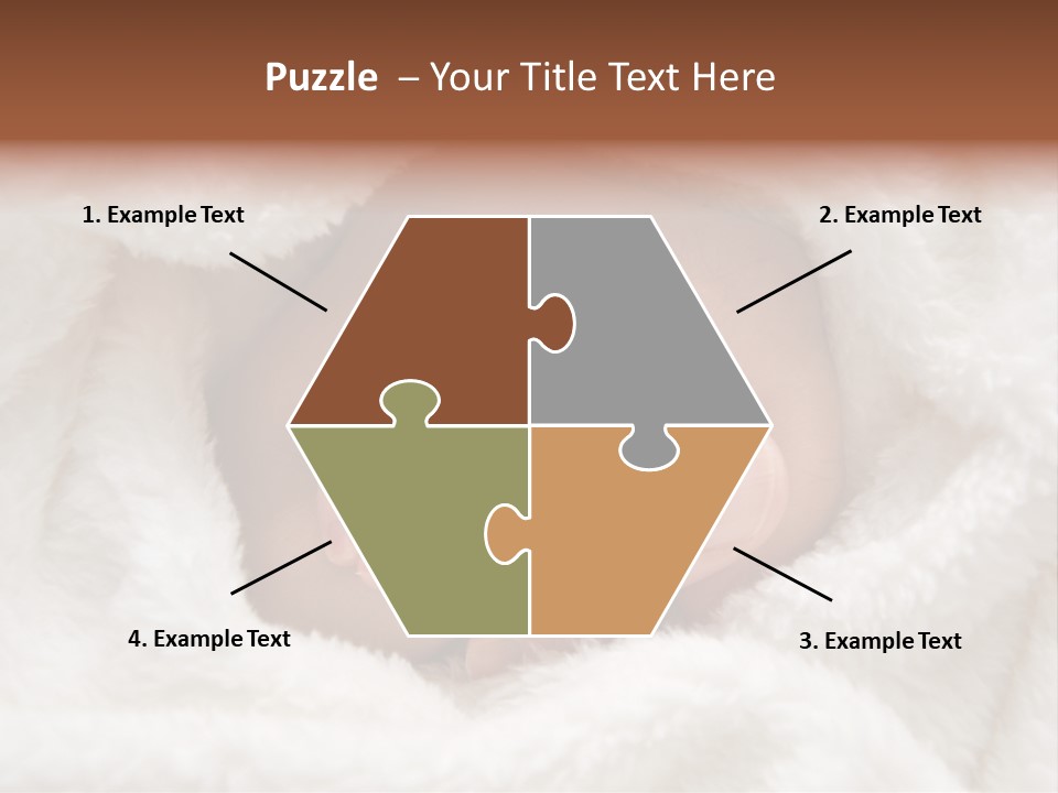 A Baby's Hand Wrapped In A Blanket PowerPoint Template