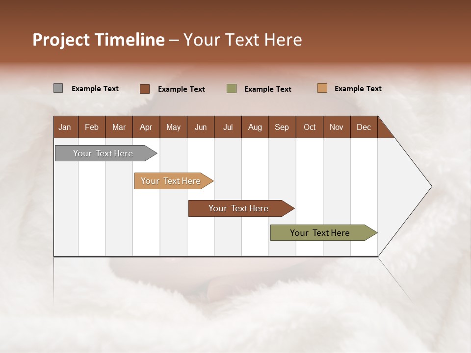 A Baby's Hand Wrapped In A Blanket PowerPoint Template