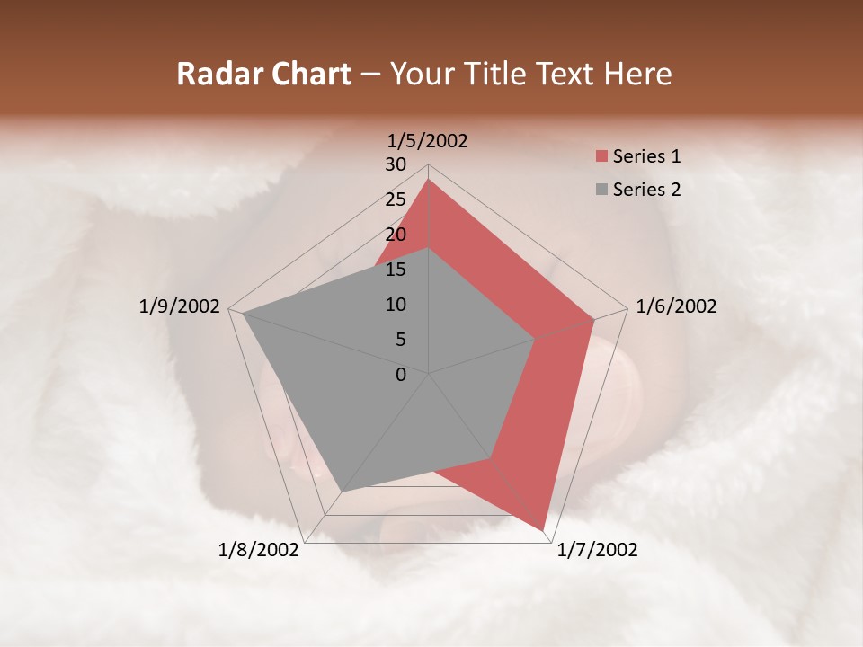 A Baby's Hand Wrapped In A Blanket PowerPoint Template
