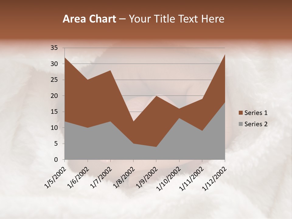 A Baby's Hand Wrapped In A Blanket PowerPoint Template