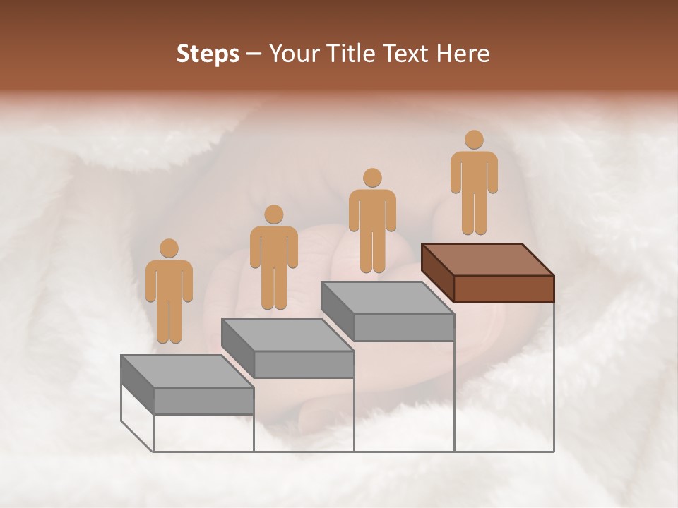 A Baby's Hand Wrapped In A Blanket PowerPoint Template