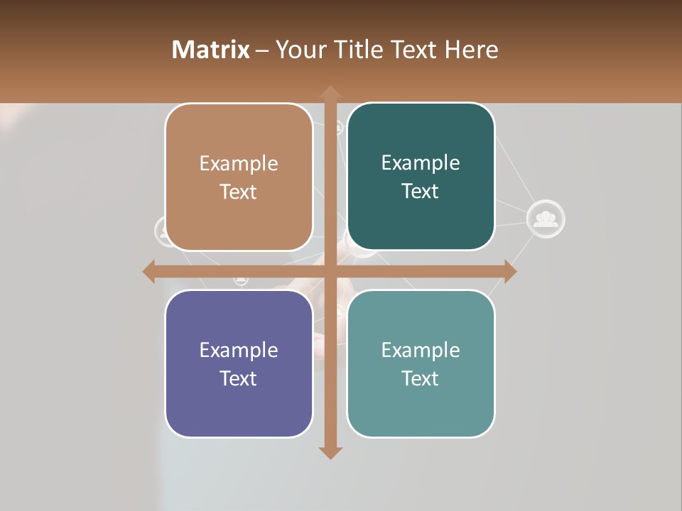 A Man Pressing A Button On A Touch Screen PowerPoint Template