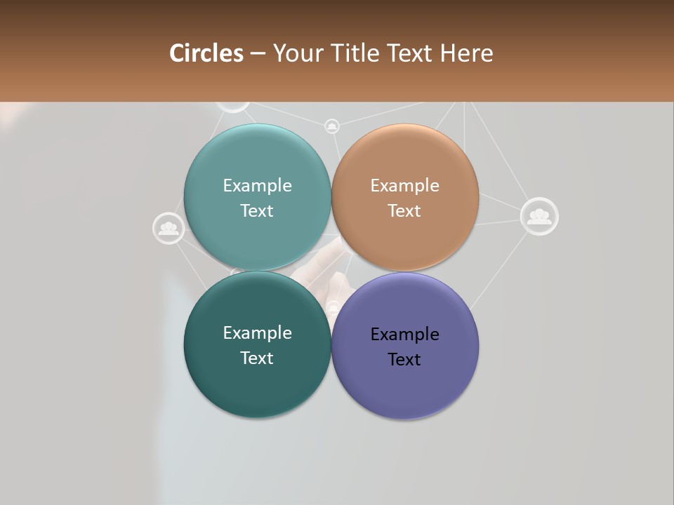 A Man Pressing A Button On A Touch Screen PowerPoint Template
