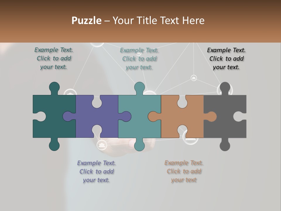 A Man Pressing A Button On A Touch Screen PowerPoint Template