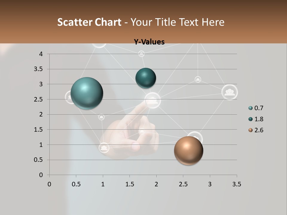 A Man Pressing A Button On A Touch Screen PowerPoint Template