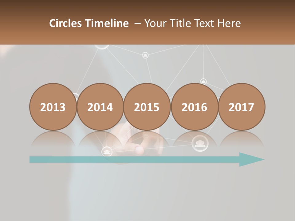 A Man Pressing A Button On A Touch Screen PowerPoint Template