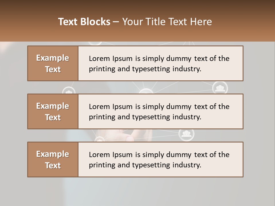A Man Pressing A Button On A Touch Screen PowerPoint Template