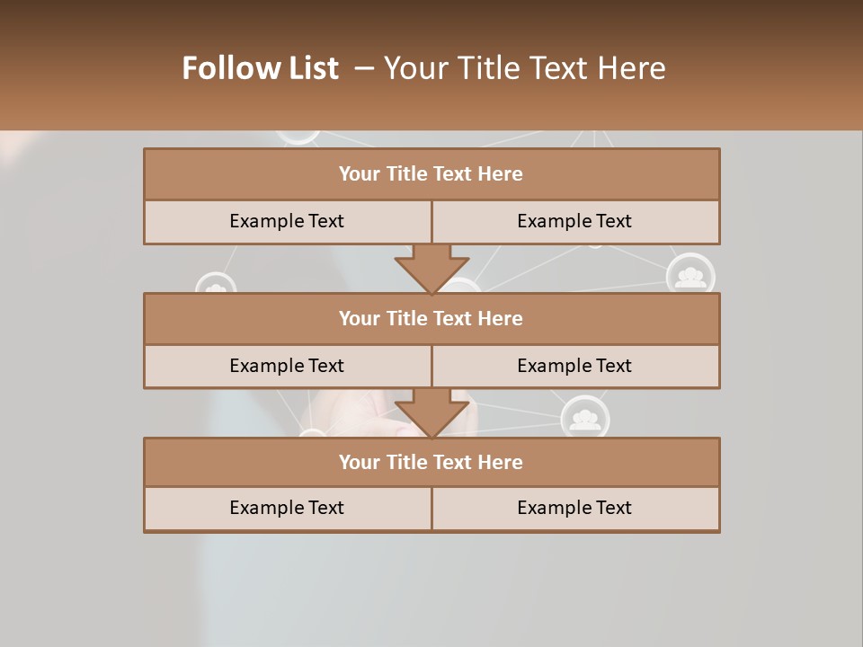 A Man Pressing A Button On A Touch Screen PowerPoint Template