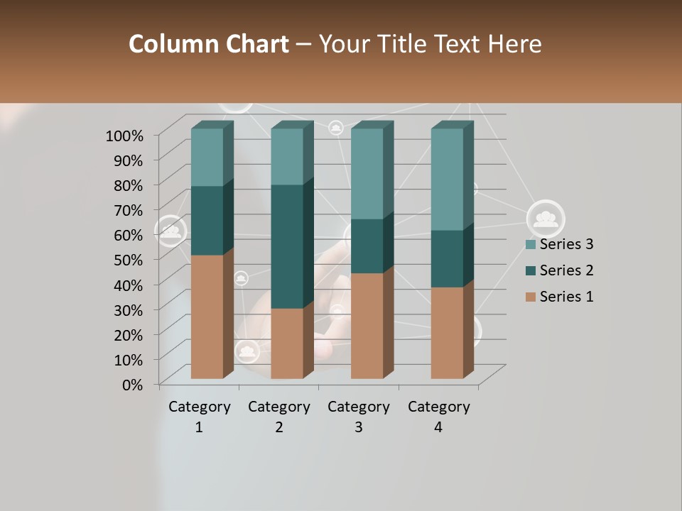 A Man Pressing A Button On A Touch Screen PowerPoint Template