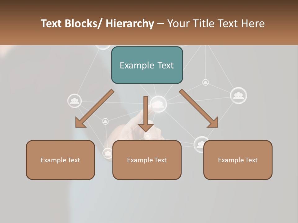 A Man Pressing A Button On A Touch Screen PowerPoint Template