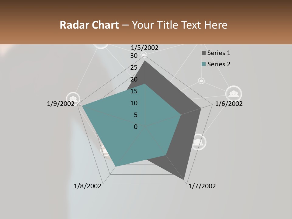 A Man Pressing A Button On A Touch Screen PowerPoint Template