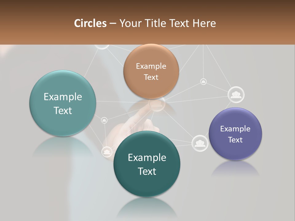 A Man Pressing A Button On A Touch Screen PowerPoint Template