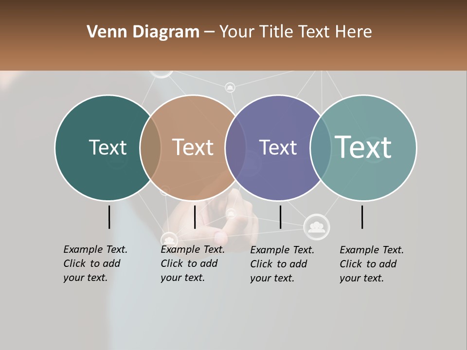 A Man Pressing A Button On A Touch Screen PowerPoint Template