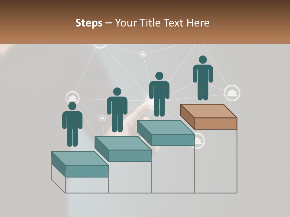 A Man Pressing A Button On A Touch Screen PowerPoint Template