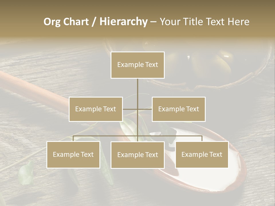 A Bowl Of Green Olives And A Spoon Of Yogurt Powerpoint Template PowerPoint Template