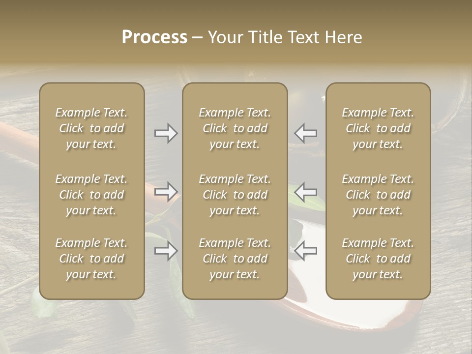 A Bowl Of Green Olives And A Spoon Of Yogurt Powerpoint Template PowerPoint Template