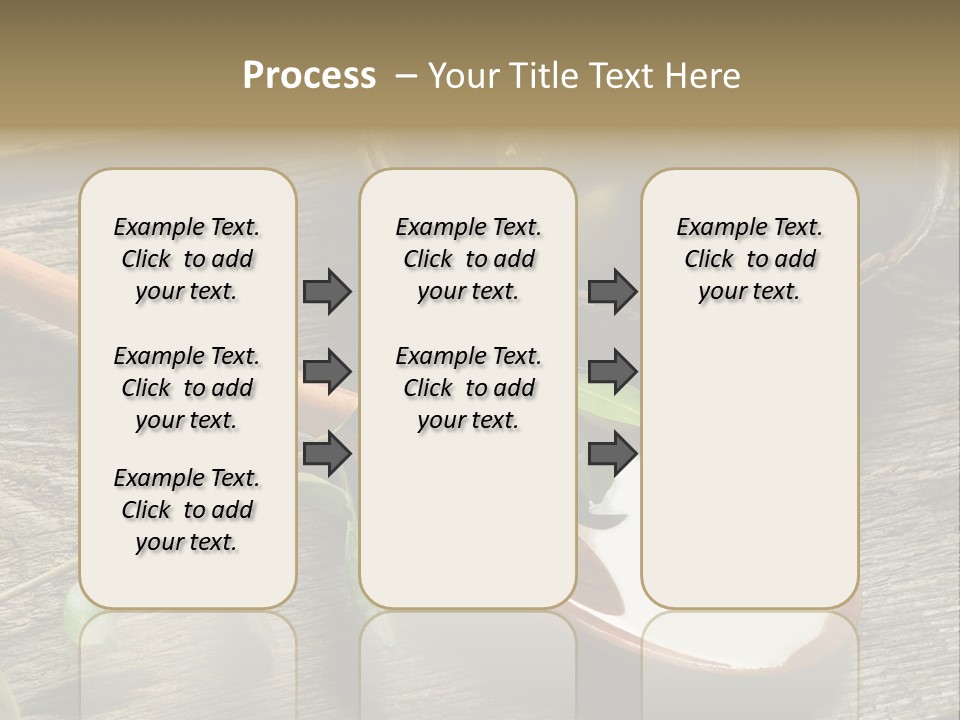 A Bowl Of Green Olives And A Spoon Of Yogurt Powerpoint Template PowerPoint Template