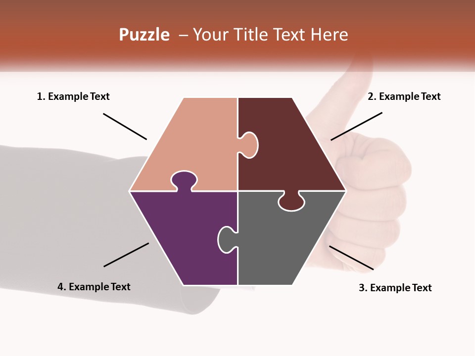 A Person Giving A Thumbs Up Sign PowerPoint Template