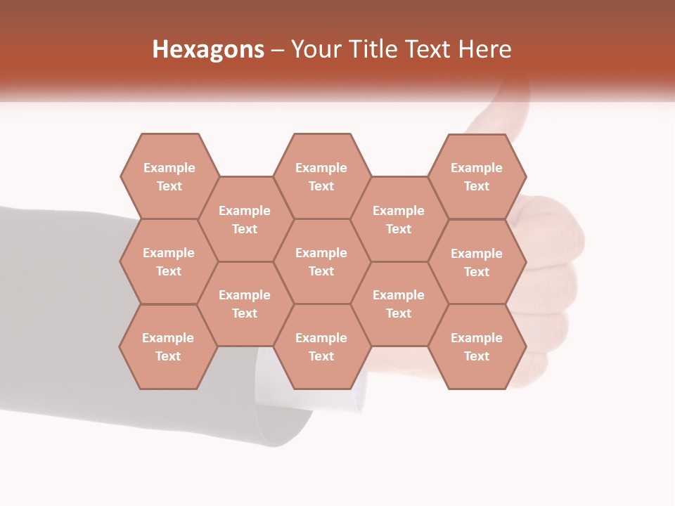 A Person Giving A Thumbs Up Sign PowerPoint Template