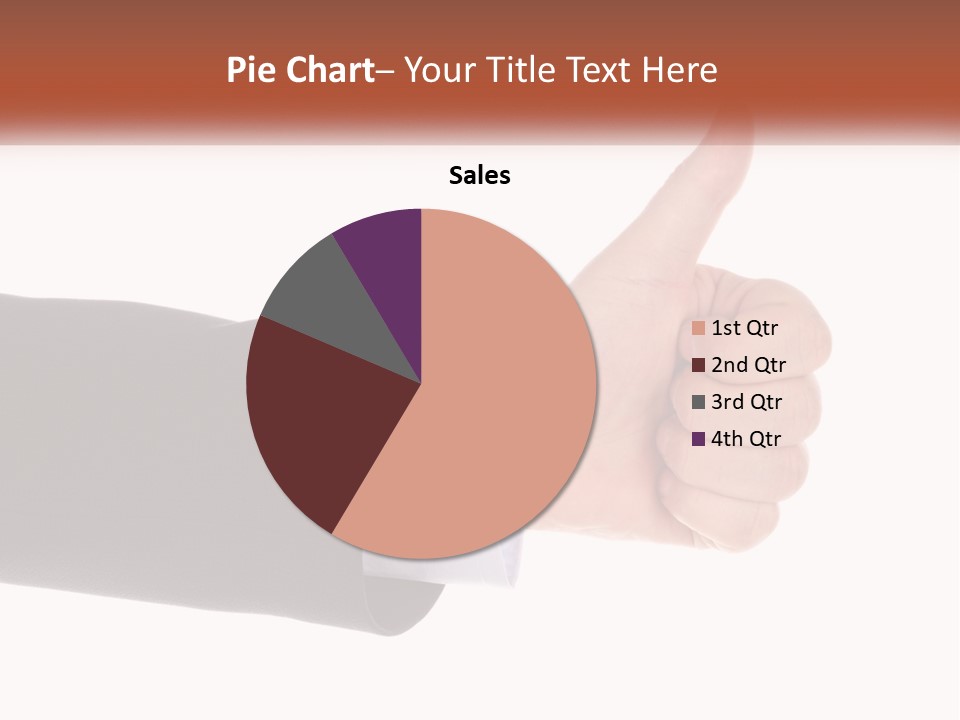 A Person Giving A Thumbs Up Sign PowerPoint Template