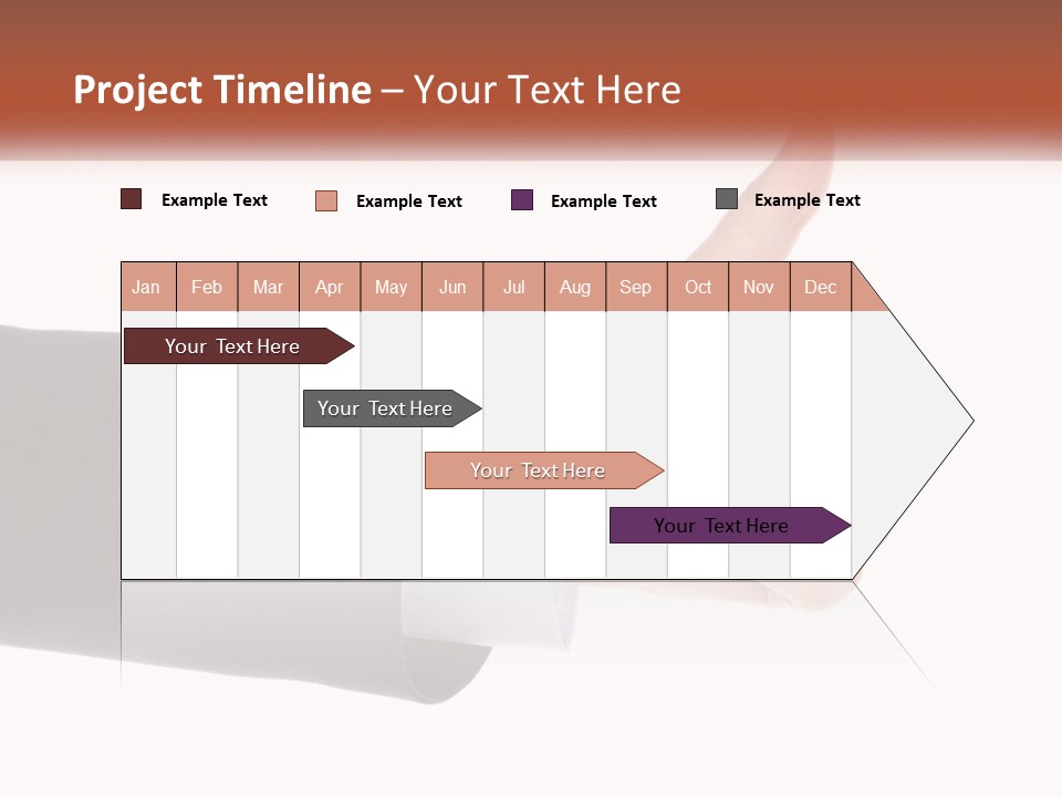 A Person Giving A Thumbs Up Sign PowerPoint Template
