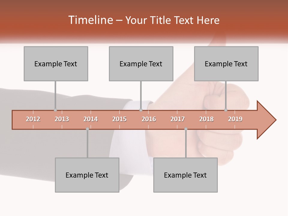 A Person Giving A Thumbs Up Sign PowerPoint Template