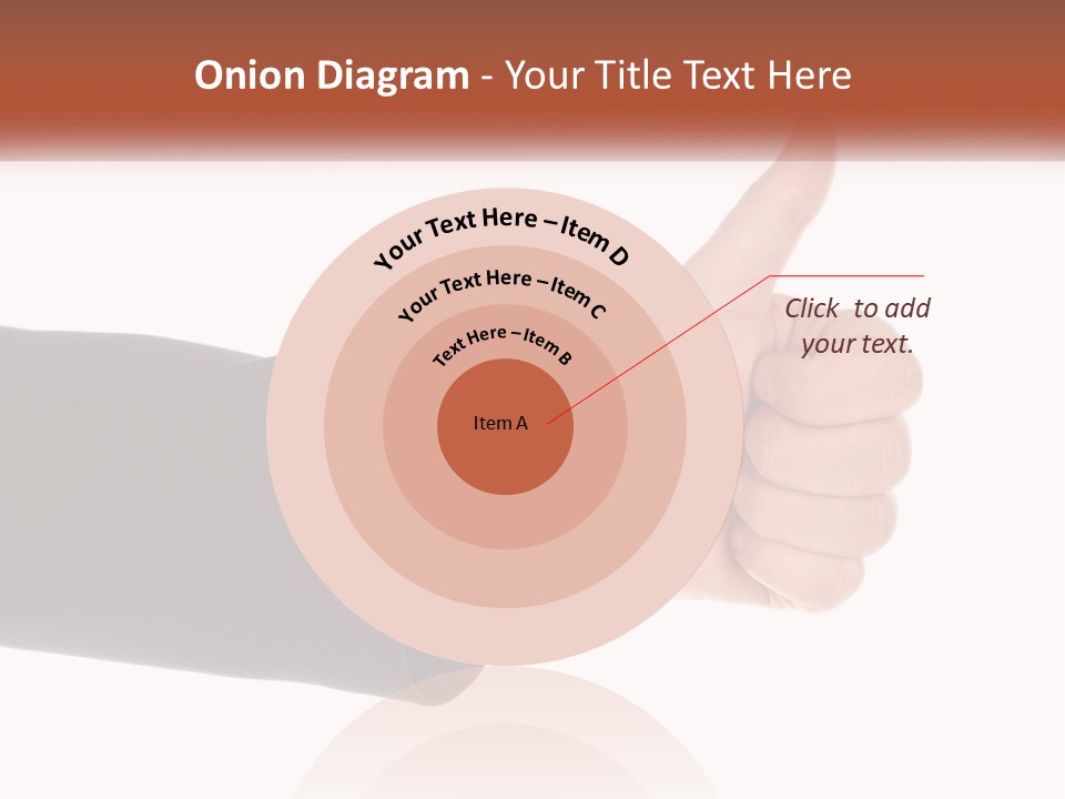 A Person Giving A Thumbs Up Sign PowerPoint Template