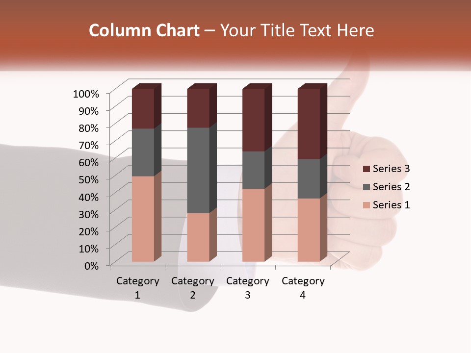 A Person Giving A Thumbs Up Sign PowerPoint Template